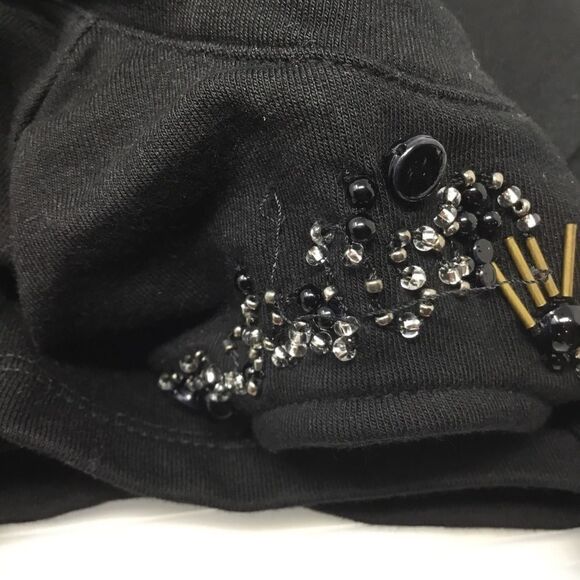 Halogen Beaded Cold Shoulder Sweater (B15) - Picture 5 of 6